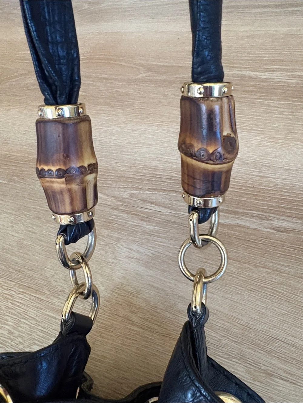 Gucci black drawstring